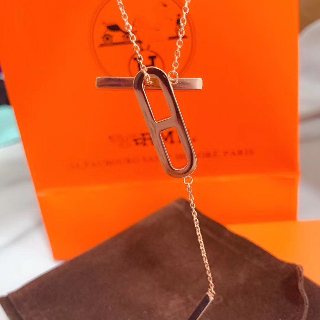 [Perla Lux]HM NECKLACE PLATINUM ROSE GOLD DIAMOND
