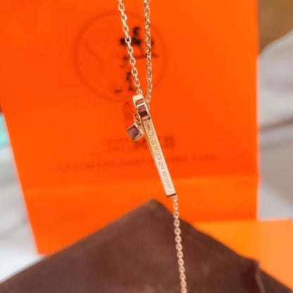 [Perla Lux]HM NECKLACE PLATINUM ROSE GOLD DIAMOND
