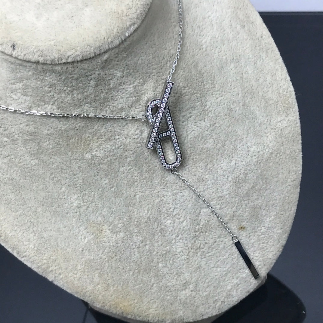 [Perla Lux]HM NECKLACE PLATINUM ROSE GOLD DIAMOND