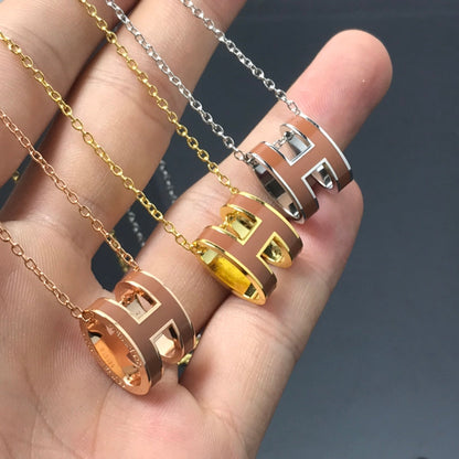 [Perla Lux]H NECKLACE BROWN