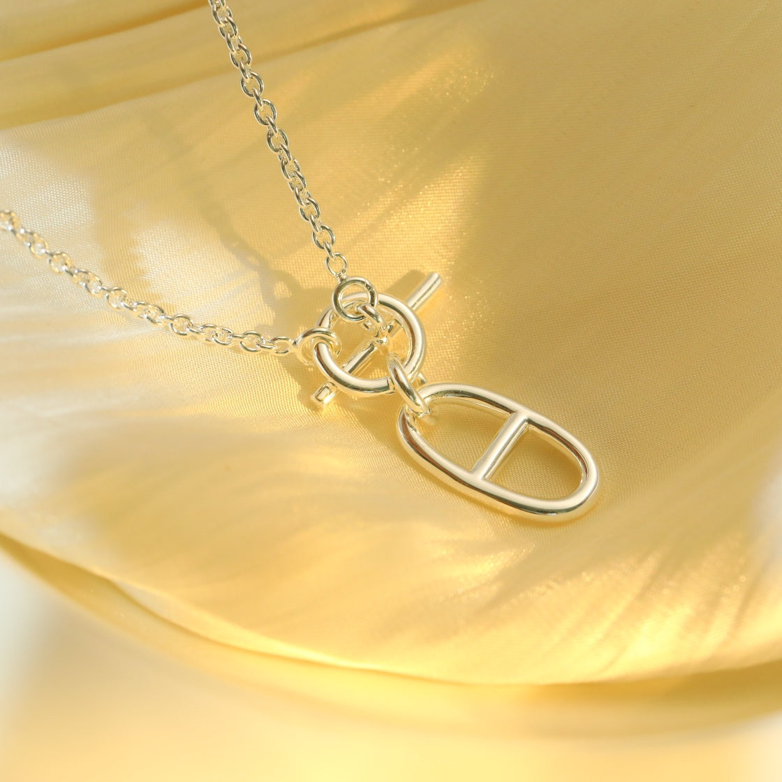 [Perla Lux]HM CHAINE D'ANCRE PENDANT NECKLACE STERLING SILVER