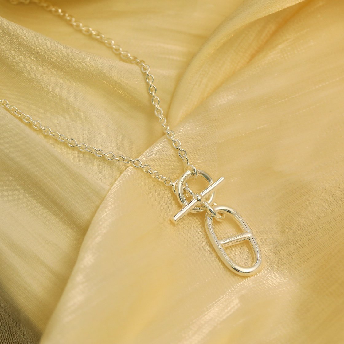 [Perla Lux]HM CHAINE D'ANCRE PENDANT NECKLACE STERLING SILVER