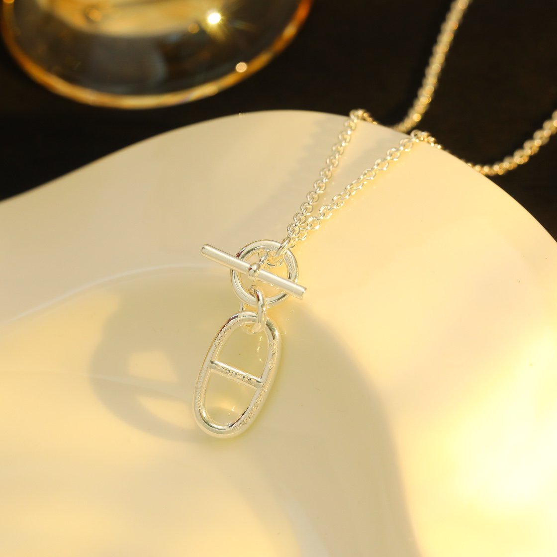 [Perla Lux]HM CHAINE D'ANCRE PENDANT NECKLACE STERLING SILVER