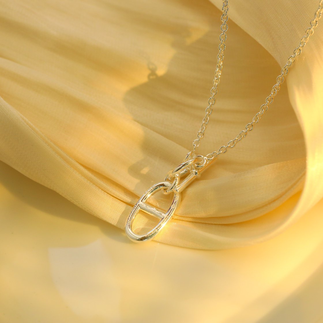 [Perla Lux]HM CHAINE D'ANCRE PENDANT NECKLACE STERLING SILVER