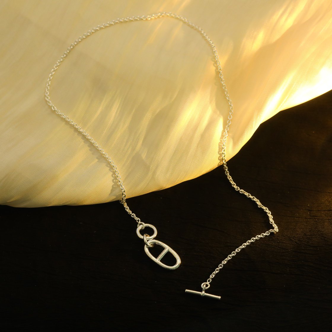 [Perla Lux]HM CHAINE D'ANCRE PENDANT NECKLACE STERLING SILVER