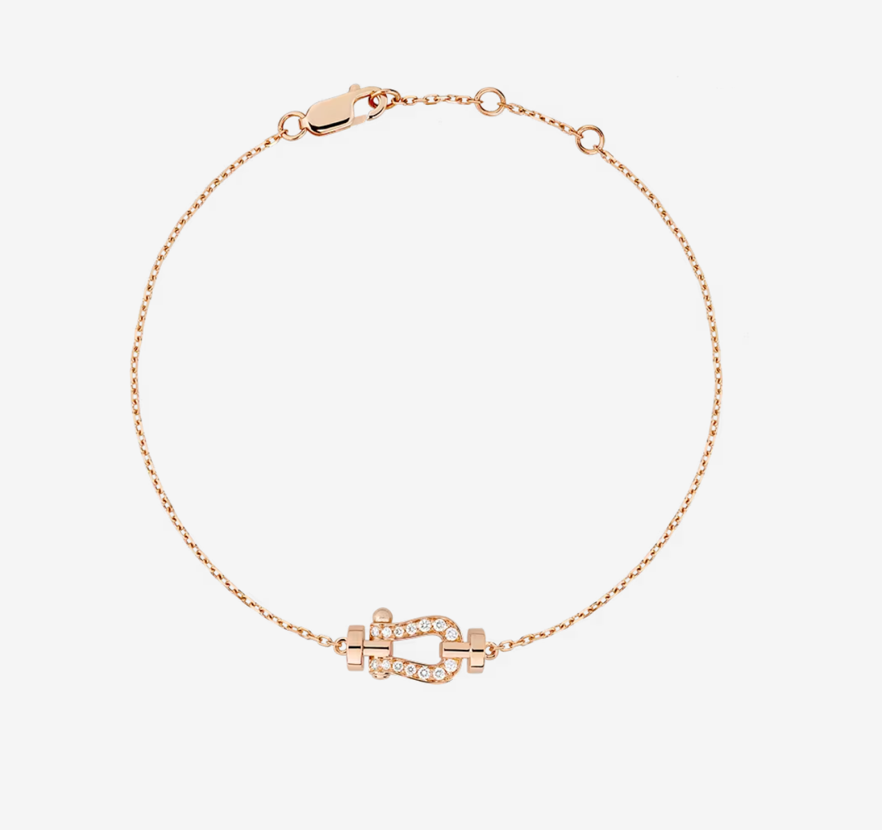 [Perla Lux]FORCE 10 FULL DIAMOND BUCKLE CHAIN LINK MINI MODEL