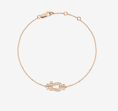 [Perla Lux]FORCE 10 FULL DIAMOND BUCKLE CHAIN LINK MINI MODEL