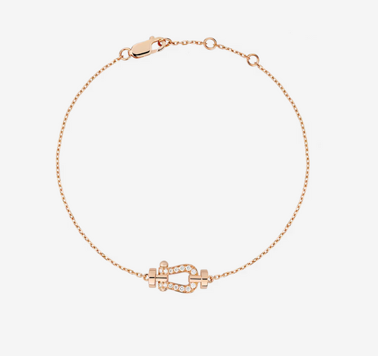 [Perla Lux]FORCE 10 FULL DIAMOND BUCKLE CHAIN LINK MINI MODEL