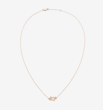 [Perla Lux]FORCE 10 DIAMOND PINK GOLD NECKLACE MINI MODEL