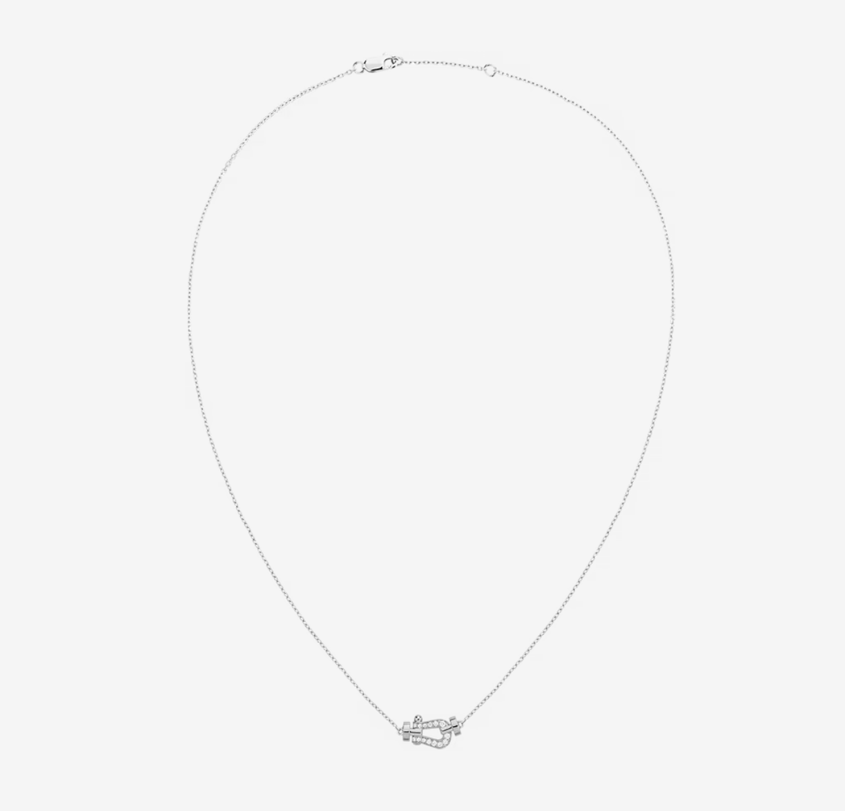 [Perla Lux]FORCE 10 DIAMOND SILVER NECKLACE MINI MODEL