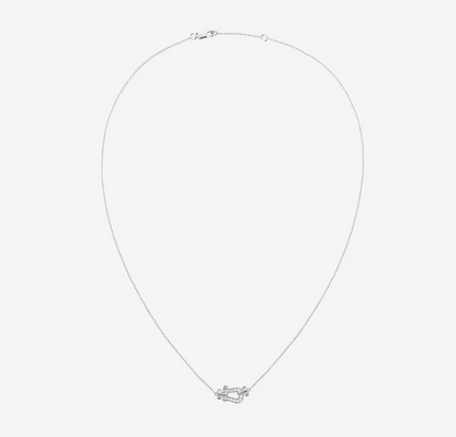 [Perla Lux]FORCE 10 DIAMOND SILVER NECKLACE MINI MODEL