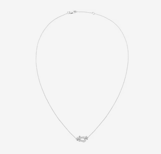 [Perla Lux]FORCE 10 DIAMOND SILVER NECKLACE MINI MODEL