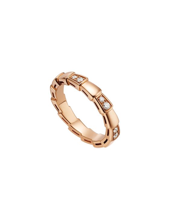 [Perla Lux]SERPENTI RING PINK GOLD  3MM