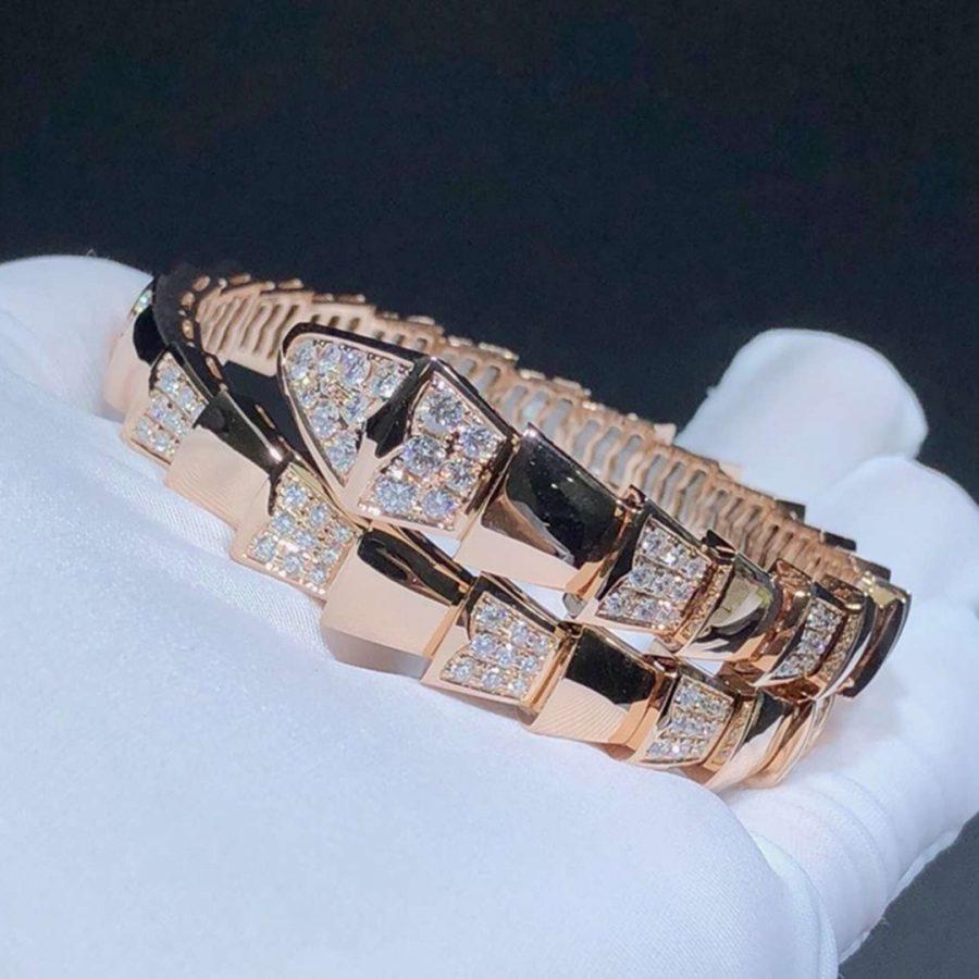 [Perla Lux]SERPENTI BRACELET PINK GOLD DIAMOND