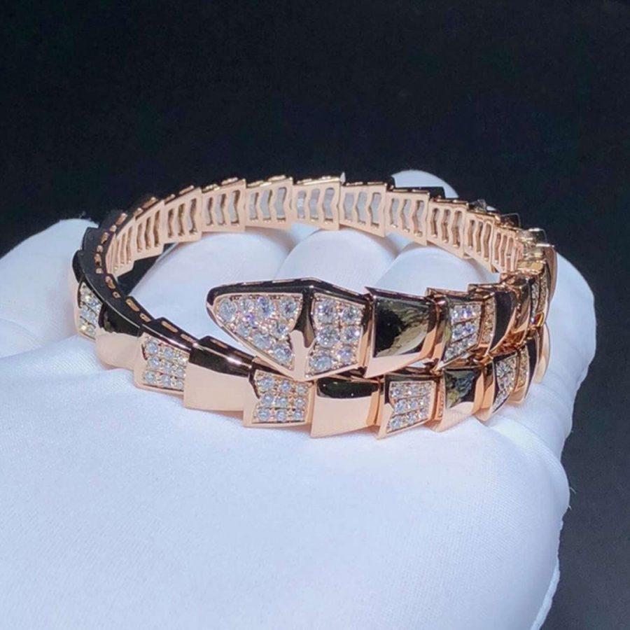 [Perla Lux]SERPENTI BRACELET PINK GOLD DIAMOND