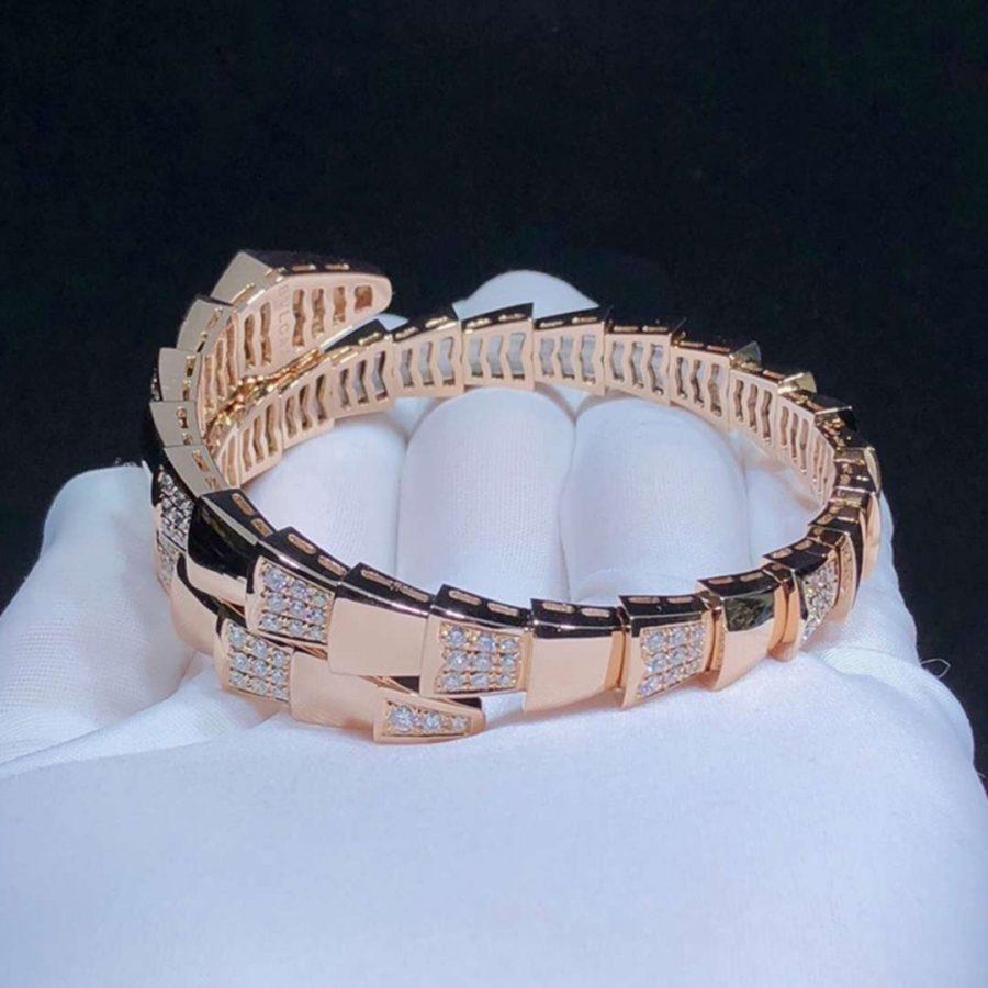 [Perla Lux]SERPENTI BRACELET PINK GOLD DIAMOND