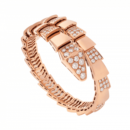 [Perla Lux]SERPENTI WIDE BRACELET PINK GOLD DIAMOND