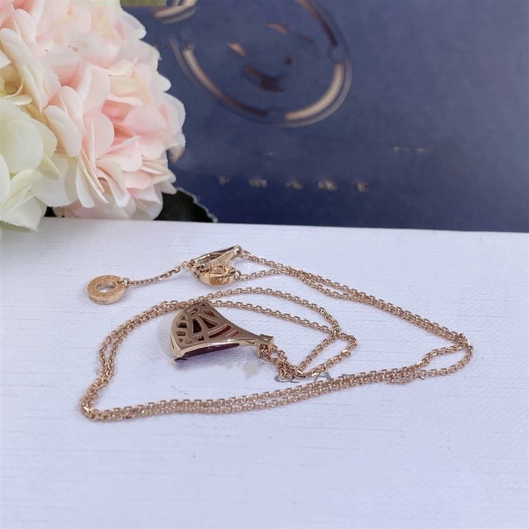 [Perla Lux]DREAM NECKLACE CARNELIAN 1 DIAMOND