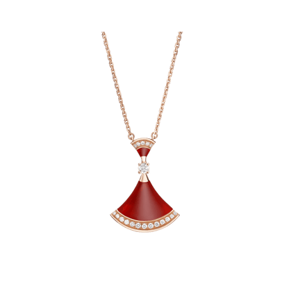 [Perla Lux]DREAM NECKLACE CARNELIAN DIAMOND