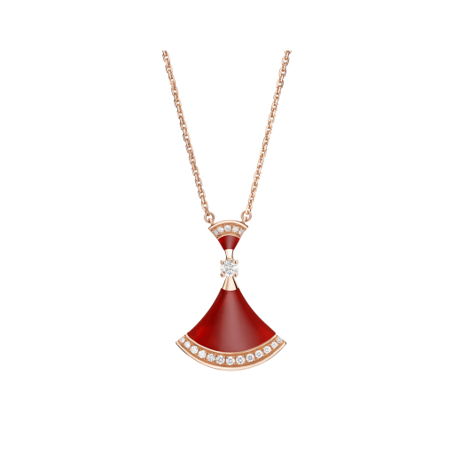 [Perla Lux]DREAM NECKLACE CARNELIAN DIAMOND