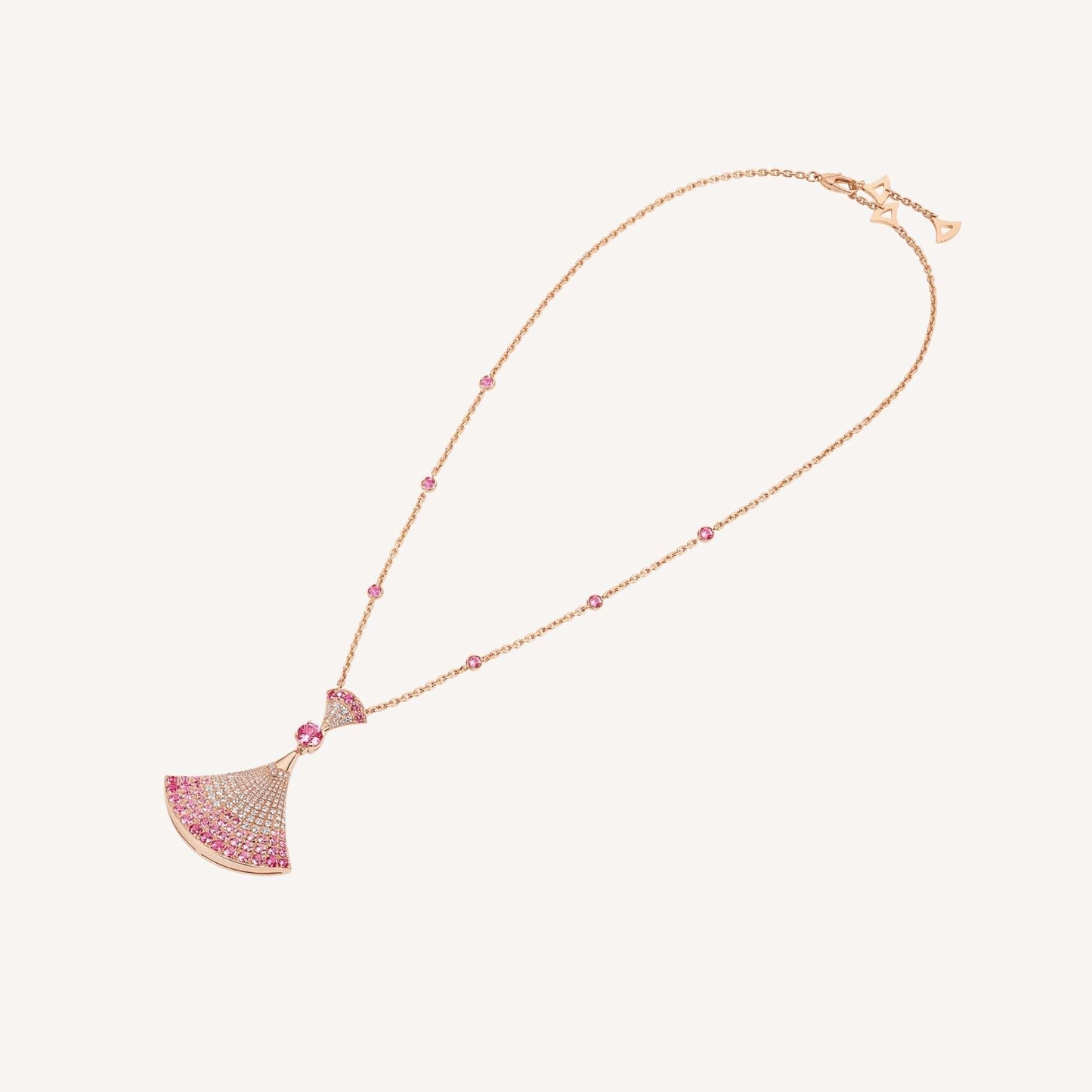 [Perla Lux]DREAM NECKLACK DIAMOND PINK GOLD