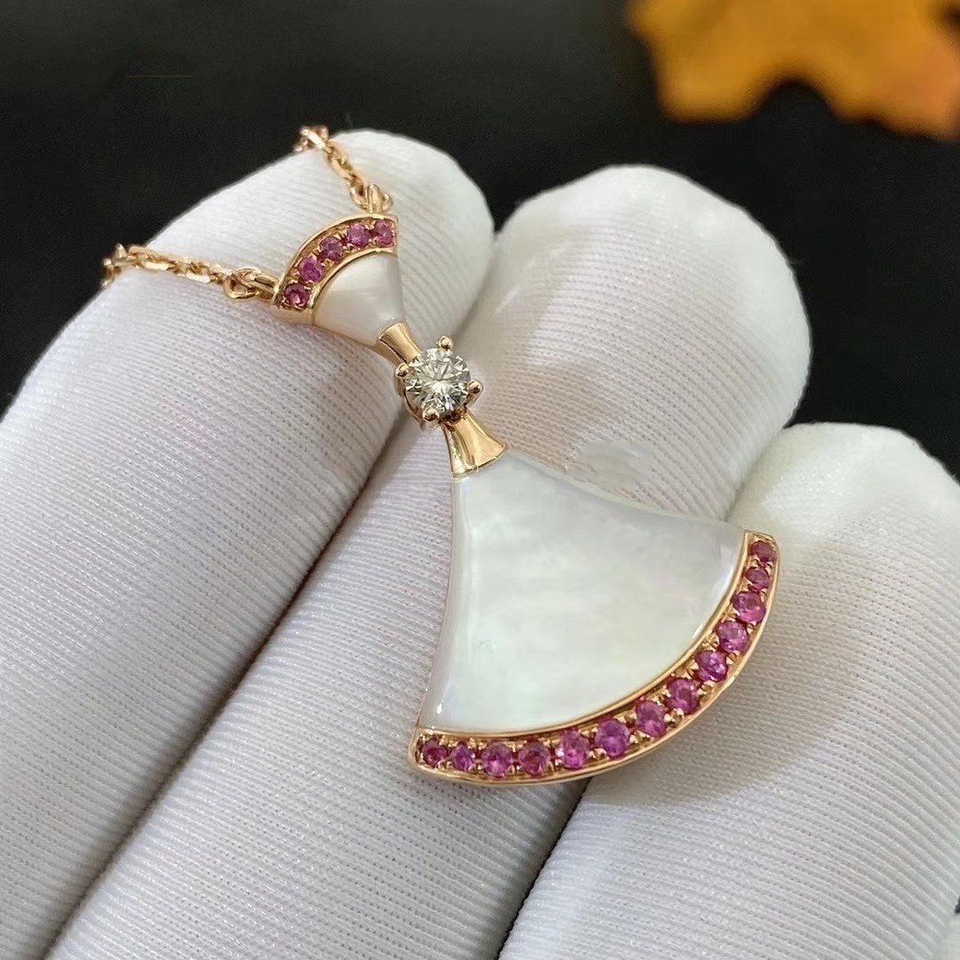 [Perla Lux]DREAM NECKLACE MOP PINK DIAMOND
