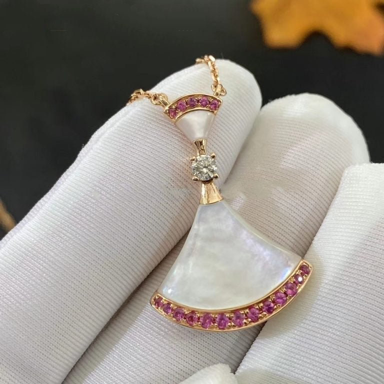 [Perla Lux]DREAM NECKLACE MOP PINK DIAMOND