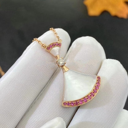[Perla Lux]DREAM NECKLACE MOP PINK DIAMOND