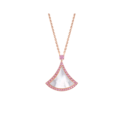 [Perla Lux]DREAM NECKLACE MOP DIAMOND PINK
