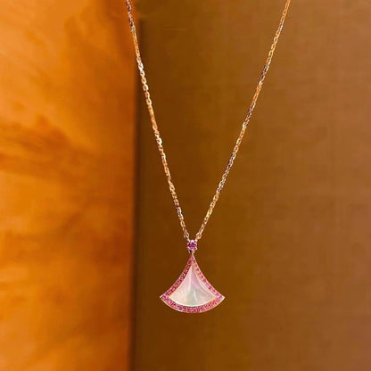 [Perla Lux]DREAM NECKLACE MOP DIAMOND PINK