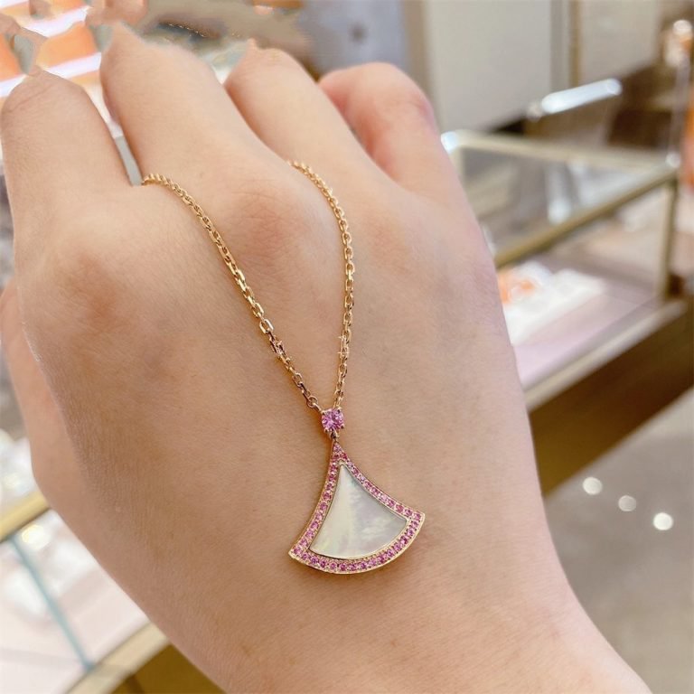 [Perla Lux]DREAM NECKLACE MOP DIAMOND PINK