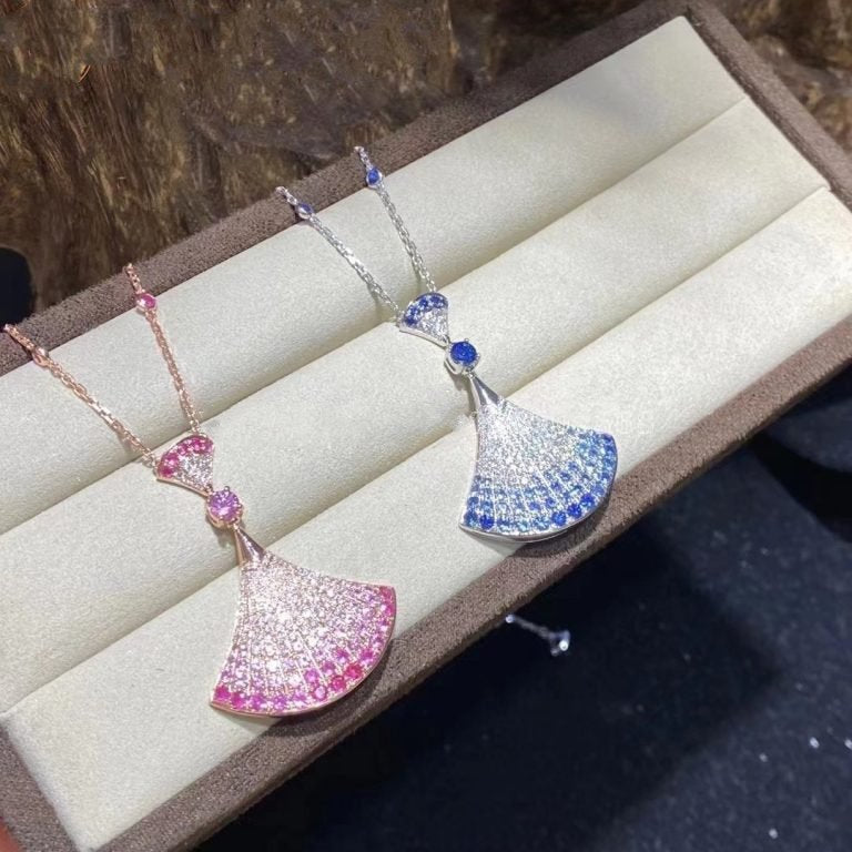 [Perla Lux]DREAM NECKLACK DIAMOND PINK GOLD