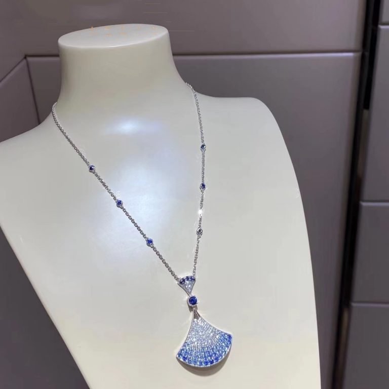 [Perla Lux]DREAM NECKLACE AGATE SILVER DIAMOND