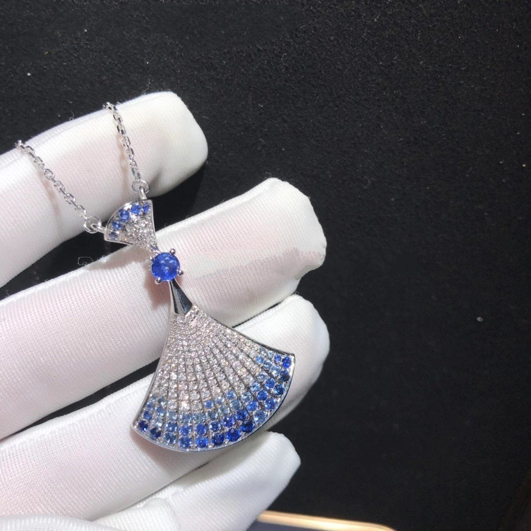 [Perla Lux]DREAM NECKLACE AGATE SILVER DIAMOND