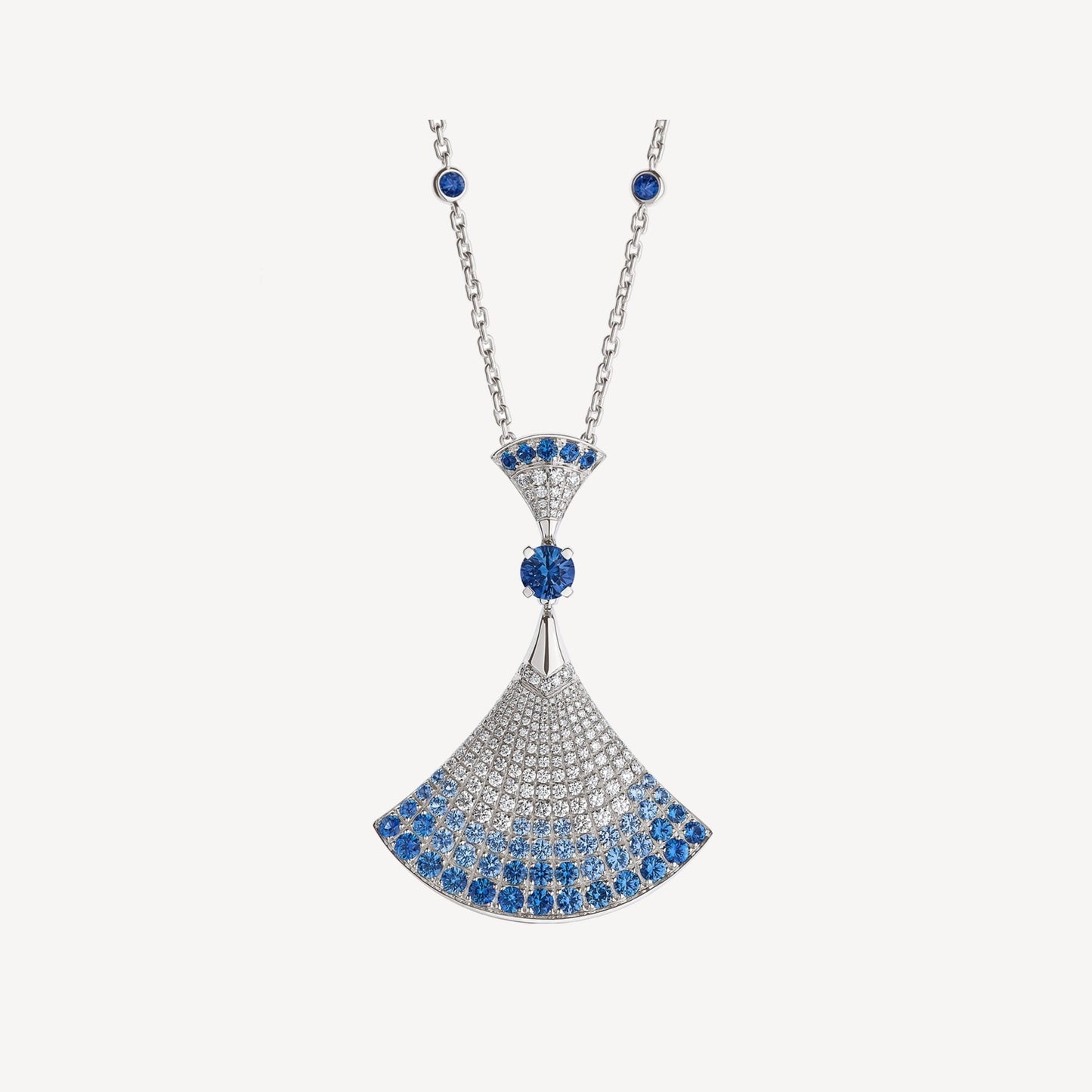 [Perla Lux]DREAM NECKLACE AGATE SILVER DIAMOND