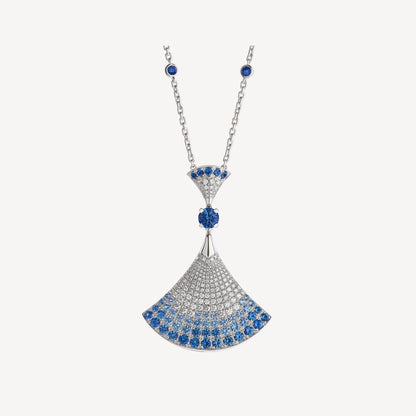 [Perla Lux]DREAM NECKLACE AGATE SILVER DIAMOND