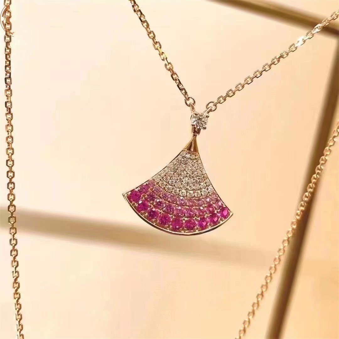 [Perla Lux]DREAM NECKLACE PINK GOLD PINK DIAMOND