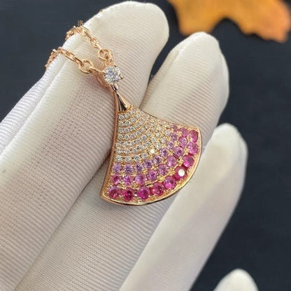 [Perla Lux]DREAM NECKLACE PINK GOLD PINK DIAMOND