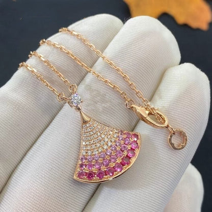 [Perla Lux]DREAM NECKLACE PINK GOLD PINK DIAMOND