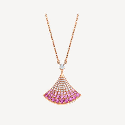 [Perla Lux]DREAM NECKLACE PINK GOLD PINK DIAMOND