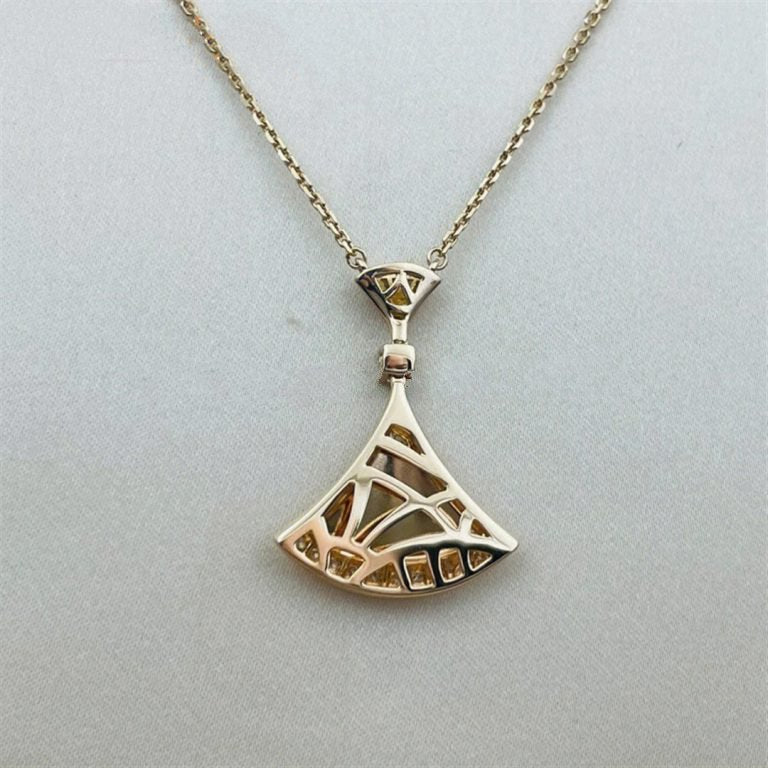 [Perla Lux]DREAM NECKLACE PINK GOLD DIAMOND