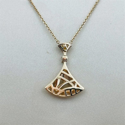 [Perla Lux]DREAM NECKLACE PINK GOLD DIAMOND