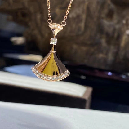 [Perla Lux]DREAM NECKLACE PINK GOLD DIAMOND