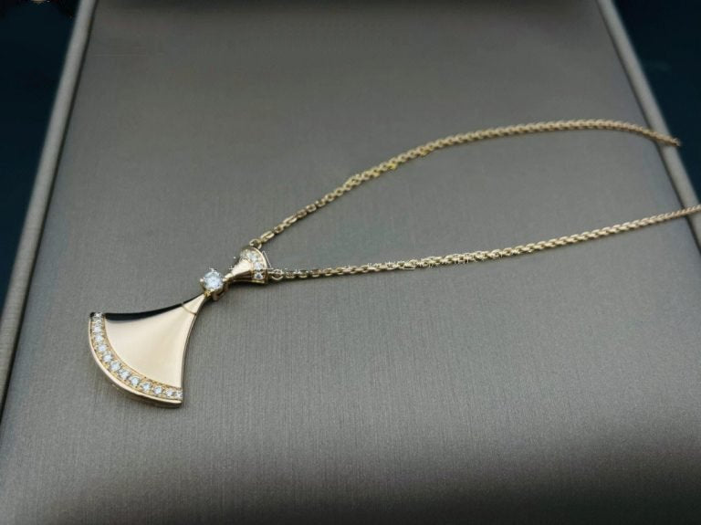 [Perla Lux]DREAM NECKLACE PINK GOLD DIAMOND