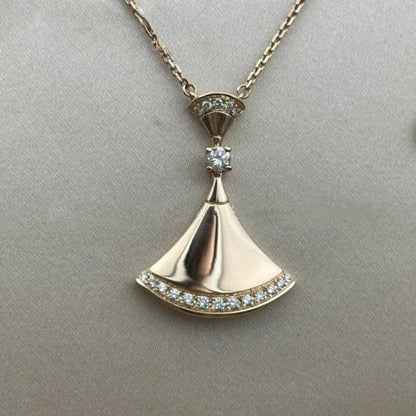 [Perla Lux]DREAM NECKLACE PINK GOLD DIAMOND