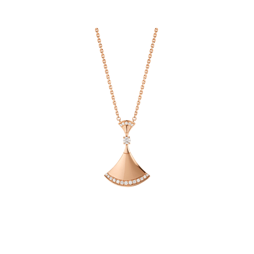 [Perla Lux]DREAM NECKLACE PINK GOLD DIAMOND