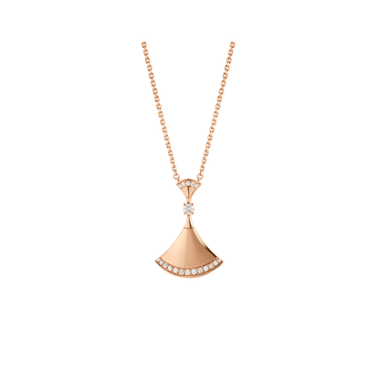 [Perla Lux]DREAM NECKLACE PINK GOLD DIAMOND