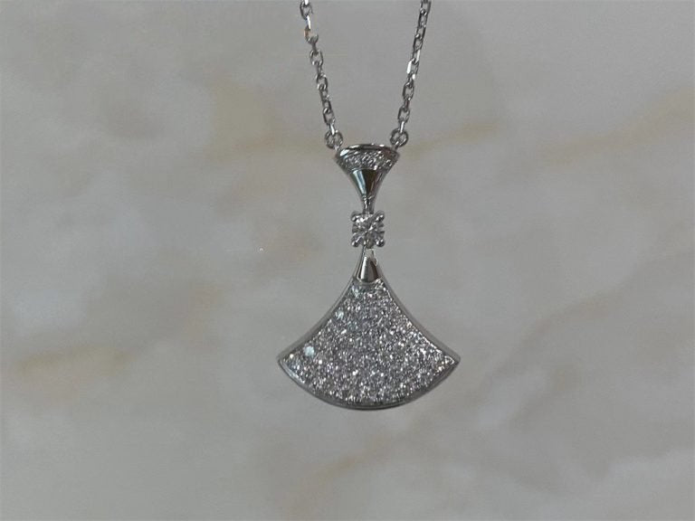[Perla Lux]DREAM NECKLACE SILVER FULL DIAMOND