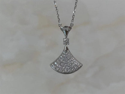 [Perla Lux]DREAM NECKLACE SILVER FULL DIAMOND