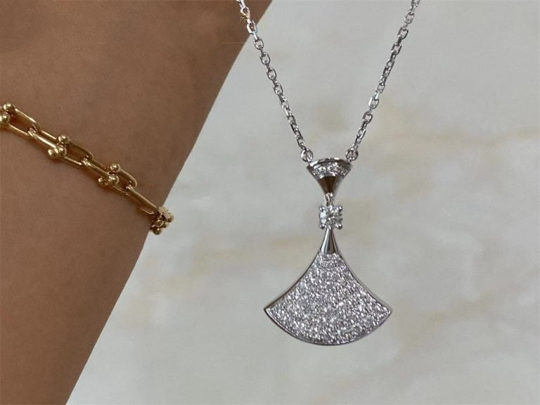 [Perla Lux]DREAM NECKLACE SILVER FULL DIAMOND